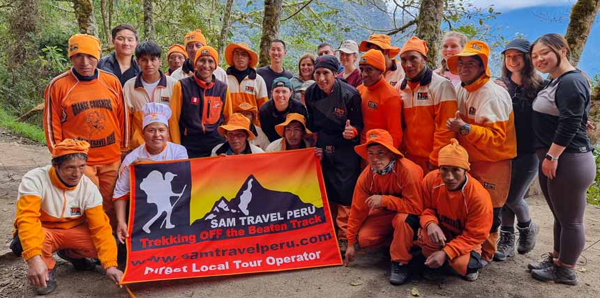 Porteadores del Camino Inca