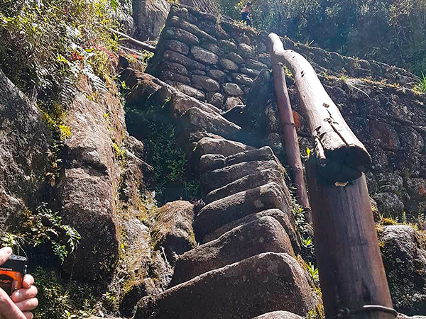 Camino ala montaña Huayna Picchu