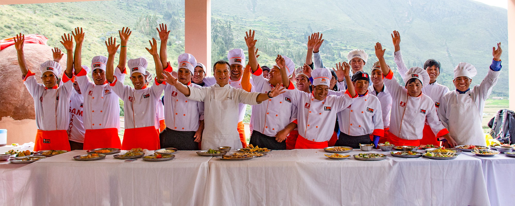 cocineros en camino inca